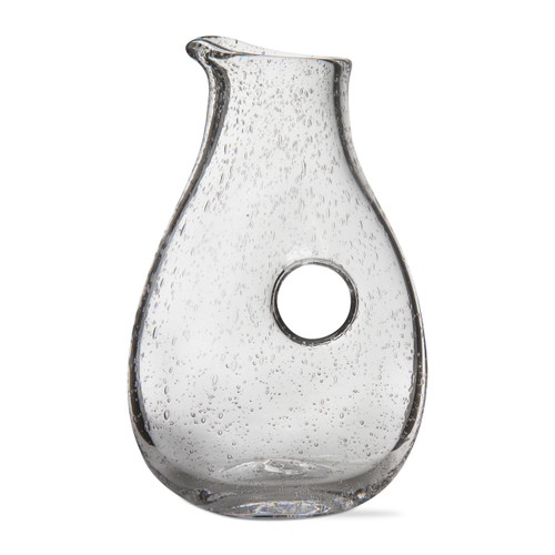 TAG Open Handle Bubble Glass Pitcher (207864)
