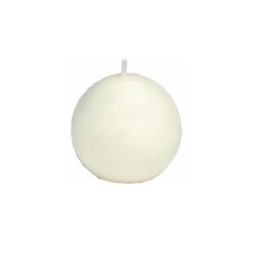 Biedermann & Sons Ball Candle, Ivory - 2.5" (CBC60CR)