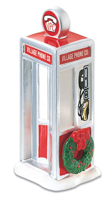 Department 56 Snow Village Phone Booth