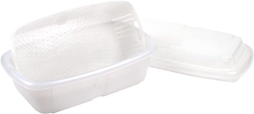 Gourmac 3-In-1 Fruit Saver Basket, Translucent White (376TWH)