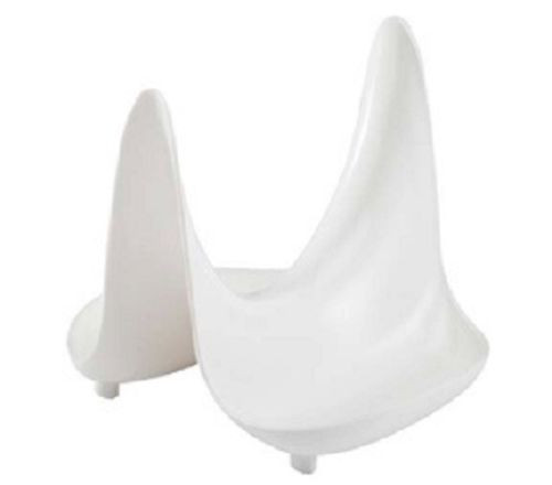 Gourmac Pot Lid Stand/Spoon Rest, White (3707WHITE)
