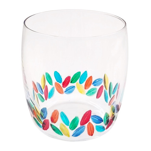 Gage Tree of Life Double Old Fashioned Glass