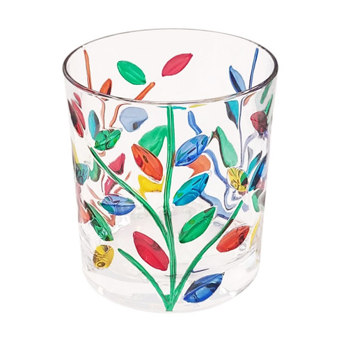 Gage Tree of Life Lowball Glass (VA52)