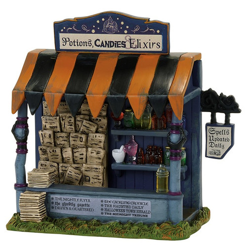 Department 56 Halloween Village, Spells and Potions Kiosk