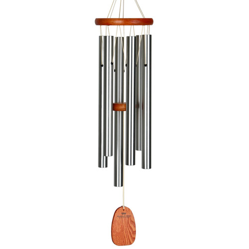 Woodstock Amazing Grace Wind Chime - Medium, Silver