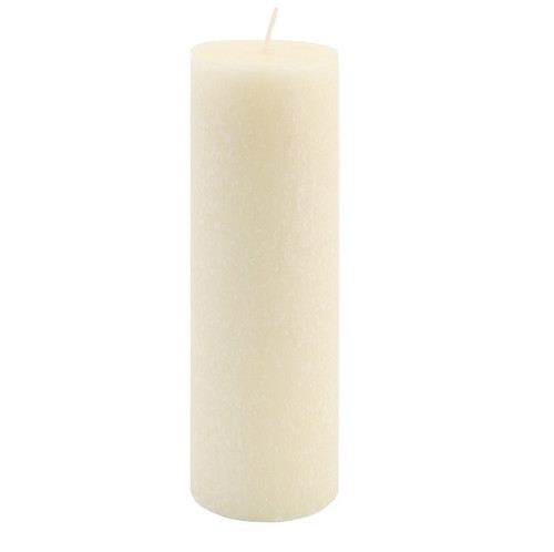 Root Unscented Timberline Pillar Candle, Ivory - 3 x 9" (33917)