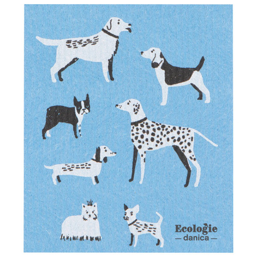 Now Designs Swedish Sponge Dishcloth, Dog Days (2000028)