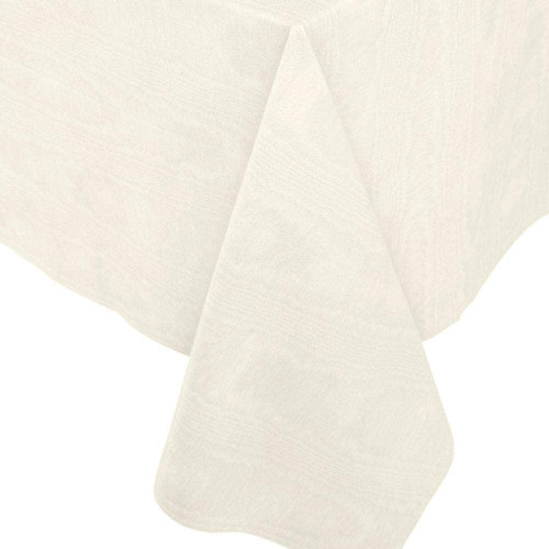 Caspari Paper Table Cover, Moiré Ivory (9717TCP)