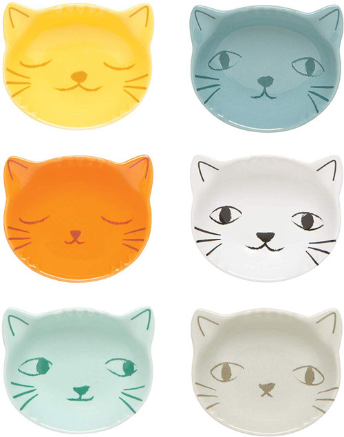 Now Designs Pinch Bowls, Purrfect Cat - Set of 6 (L46003)