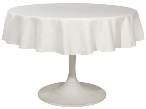Now Designs Ivory Renew Tablecloth 60 inch Round