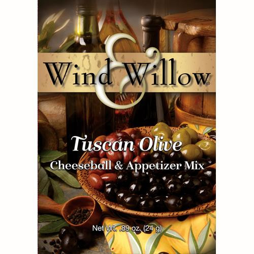 Wind & Willow Cheeseball & Appetizer Mix, Tuscan Olive - Set of 2 (33104)