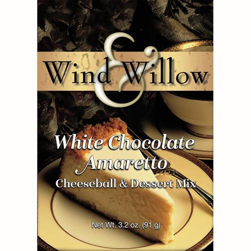 Wind & Willow Cheeseball & Dessert Mix, White Chocolate Amaretto - Set of 2 (34102)