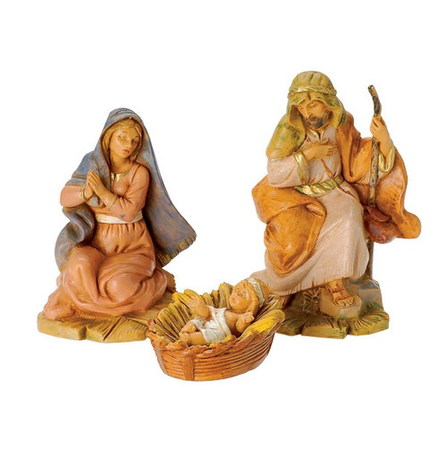 Roman Fontanini 5" Collection Holy Family, Set of 3