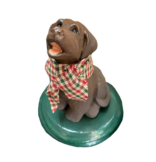 Byers' Choice Dog, Chocolate Labrador (614O)