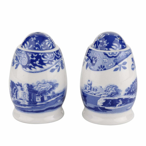 Portmeirion Spode Salt & Pepper Set, Blue Italian