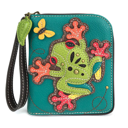 Chala Zip-Around Wallet, Frog (839FG7)
