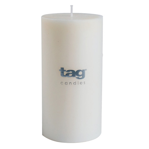 TAG Pillar Candle, White - 3 x 6" (100064)