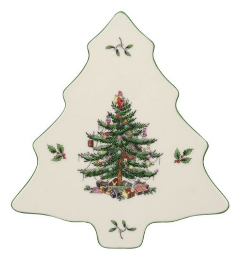 Portmeirion Spode Tree-Shaped Trivet, Christmas Tree
