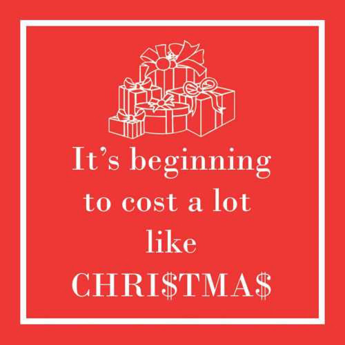 Paperproducts Design Beverage Napkins, Cost Like Christmas - 2 Packs (3253053)
