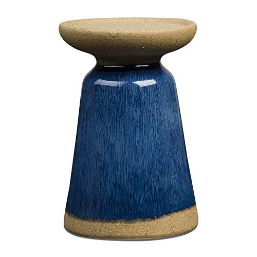 TAG Glazed Medium Pillar Holder - Blue (208870)