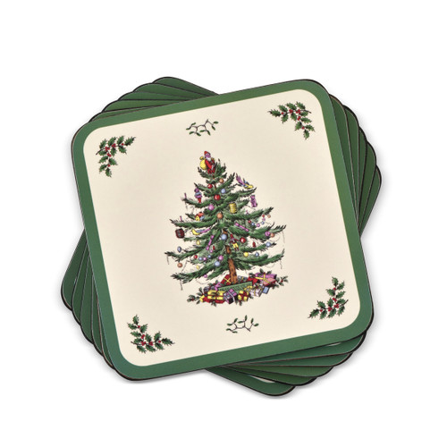 Pimpernel Coasters, Christmas Tree - Set of 6 (2010268338)