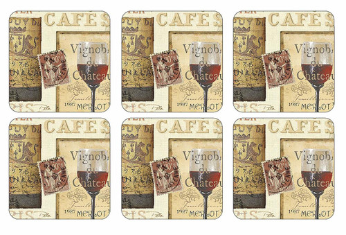 Pimpernel Coasters, The French Cellar - Set of 6