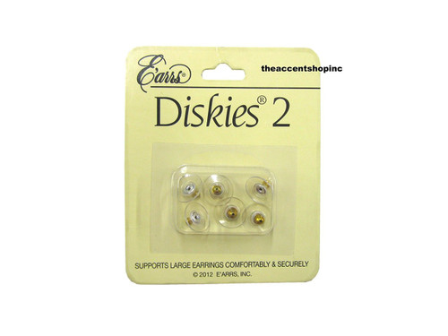 Howard's Jewelry Earring Backing - Gold Diskies