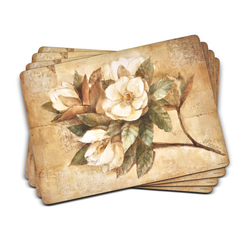 Pimpernel Placemats, Sugar Magnolia - Box of 4 (2010643958)