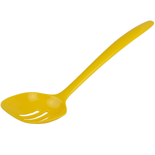 Gourmac 12" Melamine Slotted Spoon, Yellow (3532YL)