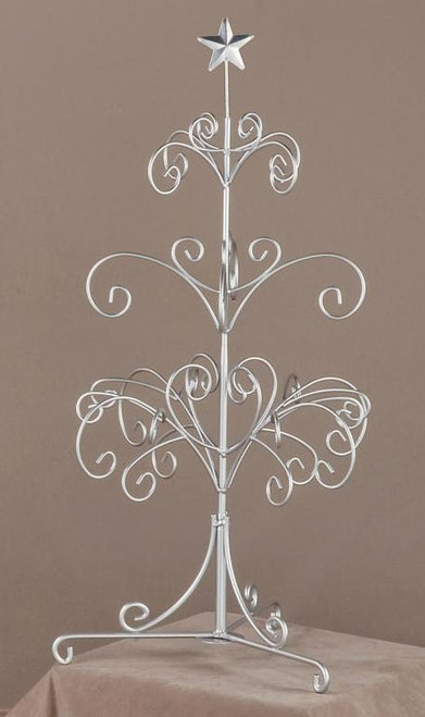 Tripar Silver Ornament Regent Tree, 27" (34184)