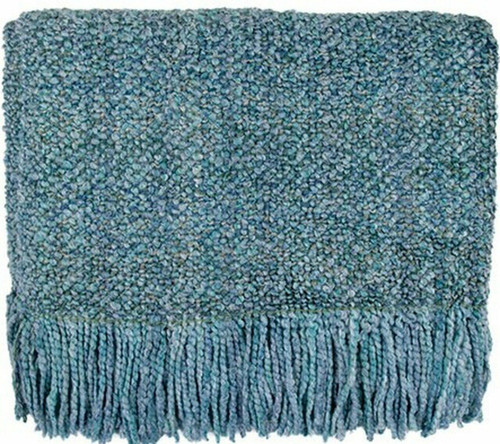 Kennebunk Campbell Woven Throw, Seamist (311-191)