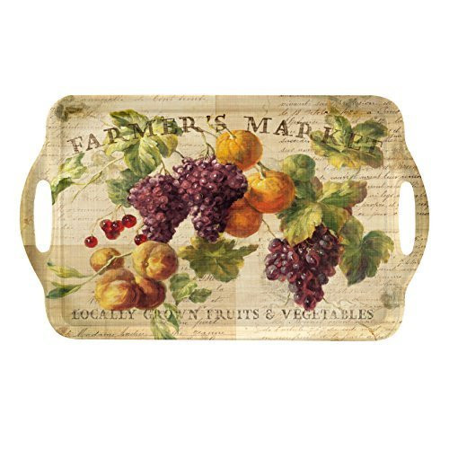 Pimpernel Handled Melamine Tray, Abundant Fall