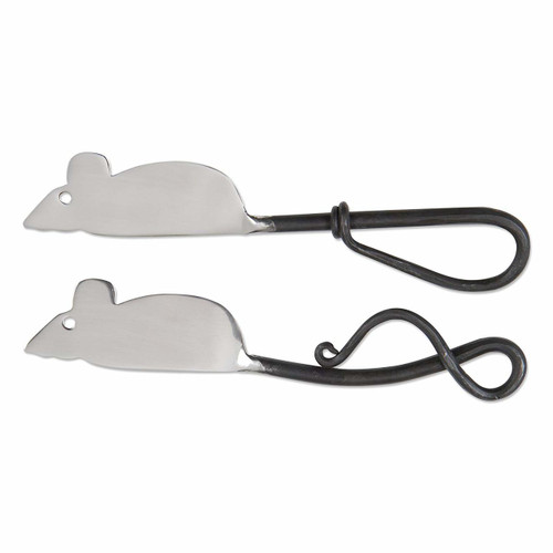TAG Mouse Spreaders, Silver - Set of 2 (207014)