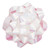 The Gift Wrap Company 3.5" Pearlized Gift Bow, White (4525-14)
