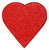 The Gift Wrap Company Mini Gift Box, Red Glitter Heart