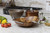 Nambé Nara Salad Bowl with Servers (MT0876)