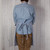 Now Designs Basic Apron, Royal Blue Narrow Stripe (2500925)