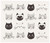 Now Designs Drying Mat Swedish Cats Meow