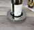 Pampa Bay Verona Porcelain Wine Bottle Coaster, Silver (CER-2433)