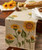 Design Imports India Table Runner, Embroidered Sunflowers