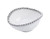 Pampa Bay Salerno Round Condiment Bowl, White & Silver (CER-2538-W)