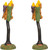 Department 56 Accessories for Village Collections Halloween Wicked Wax Lamps Figurines