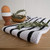 Now Designs Basketweave Kitchen Towel, Black - Set of 3 (140213)