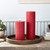 Root Timberline Pillar Candle, 3x9" Red (33968)