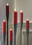 Root Timberline Collenette Candles 5", Garnet - Box of 8 (59578)