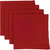 Now Designs Hemstitch Napkins, Chili, Set of 4 (907495)