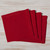 Now Designs Hemstitch Napkins, Chili, Set of 4 (907495)
