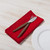 Now Designs Hemstitch Napkins, Chili, Set of 4 (907495)