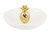 Sass & Belle Trinket Dish, Gold Pineapple