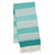 Design Imports Aqua Stripe Fouta Towel/Throw